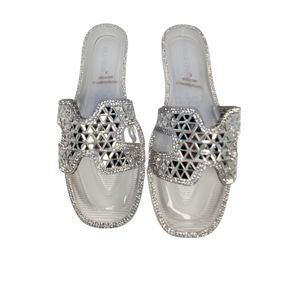 Wild Diva Jacelyn PVC Clear Sandals Size 6